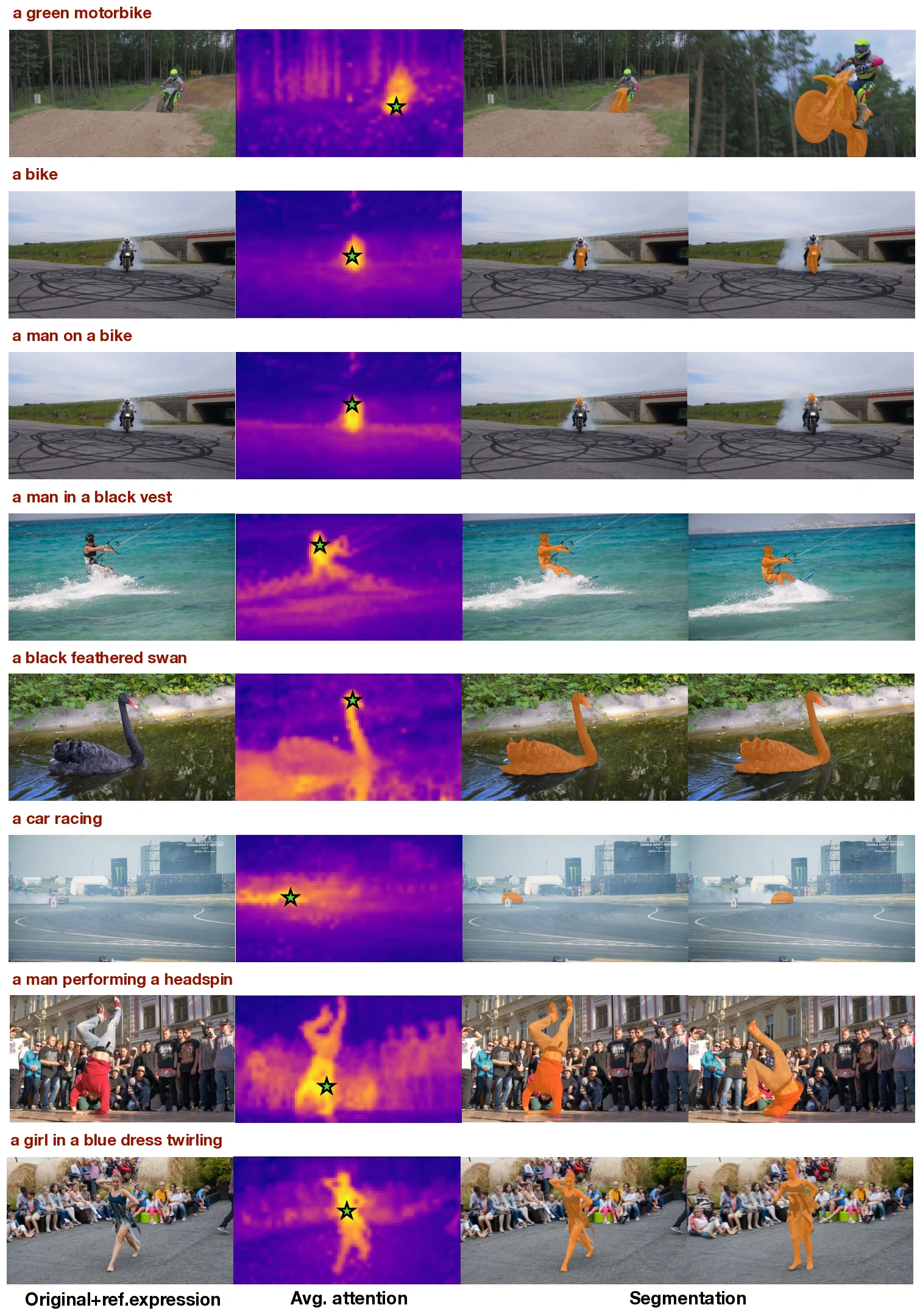 Video Referral Segmentation Results